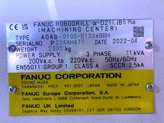 Fanuc ROBODRILL D21LiB5P (2022) – vista 3
