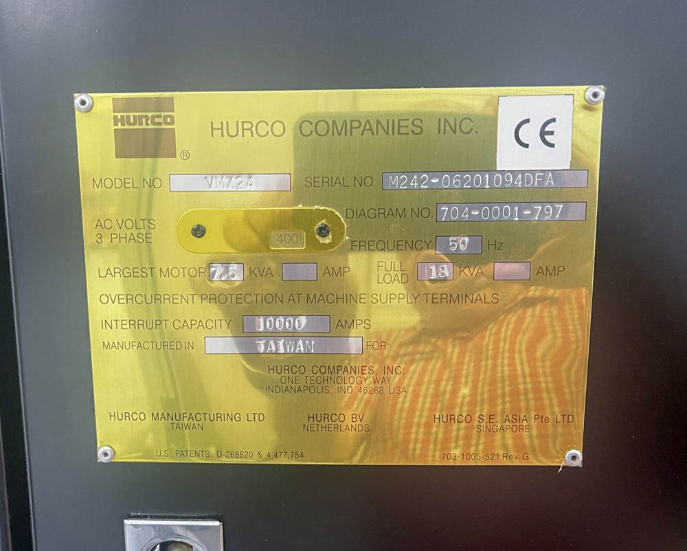 HURCO VMX24 (2004) – vista 8