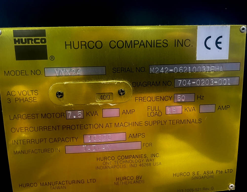 HURCO VMX24 (2006) – vista 8