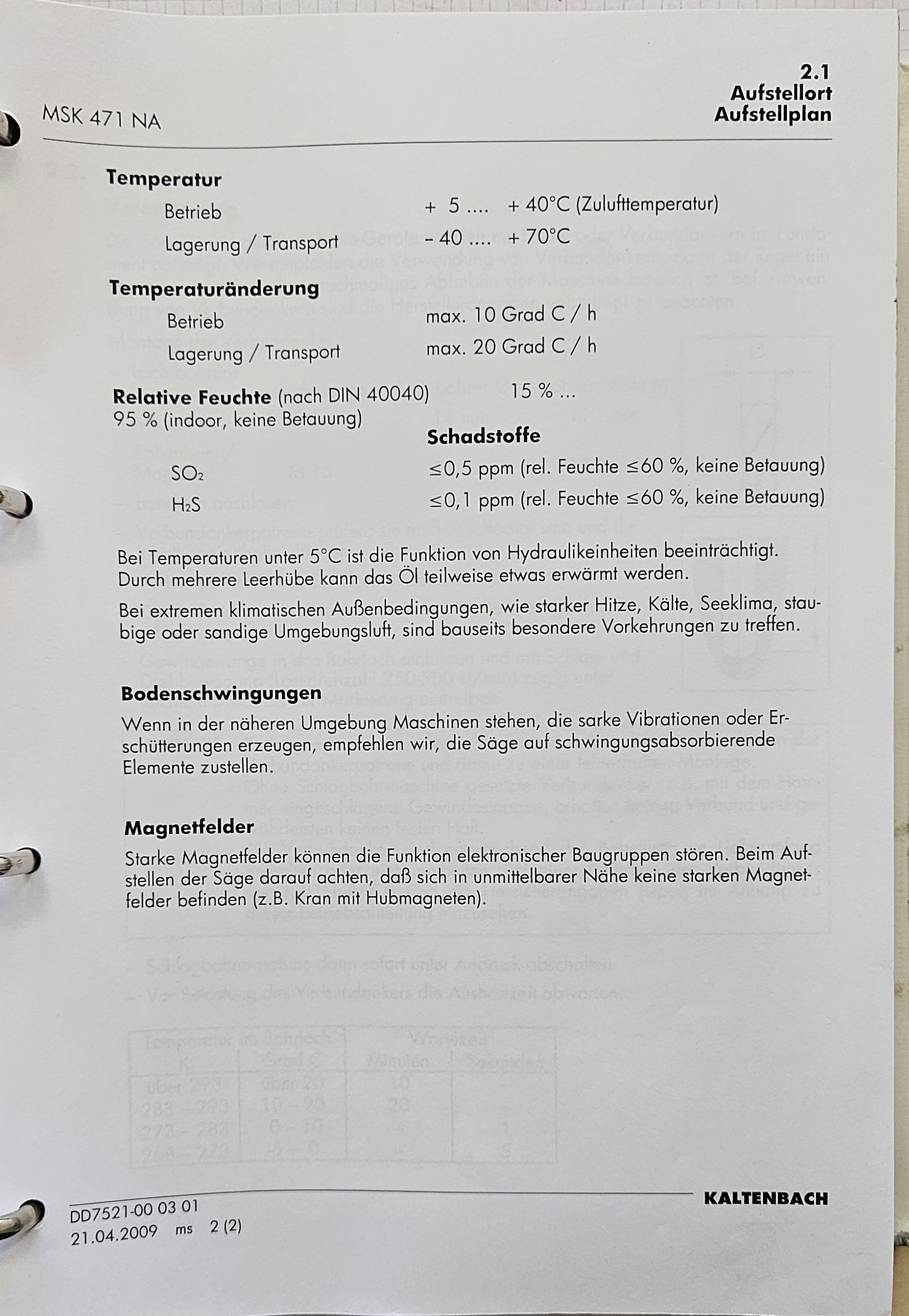 KALTENBACH MSK 471 NA (2011) – Ansicht 3