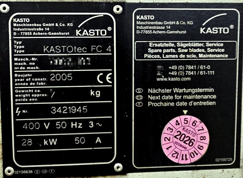 KASTO tec FC 4 (2005) – vista 7