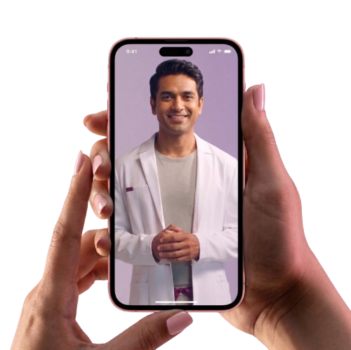 Doctor on phone app preview