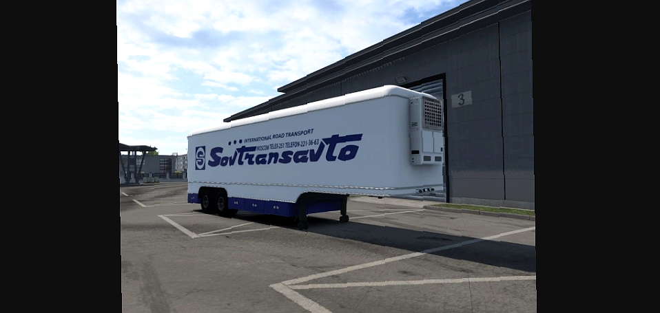 МОД Old Trailer Kässbohrer v1.6 ДЛЯ EURO TRUCK SIMULATOR 2