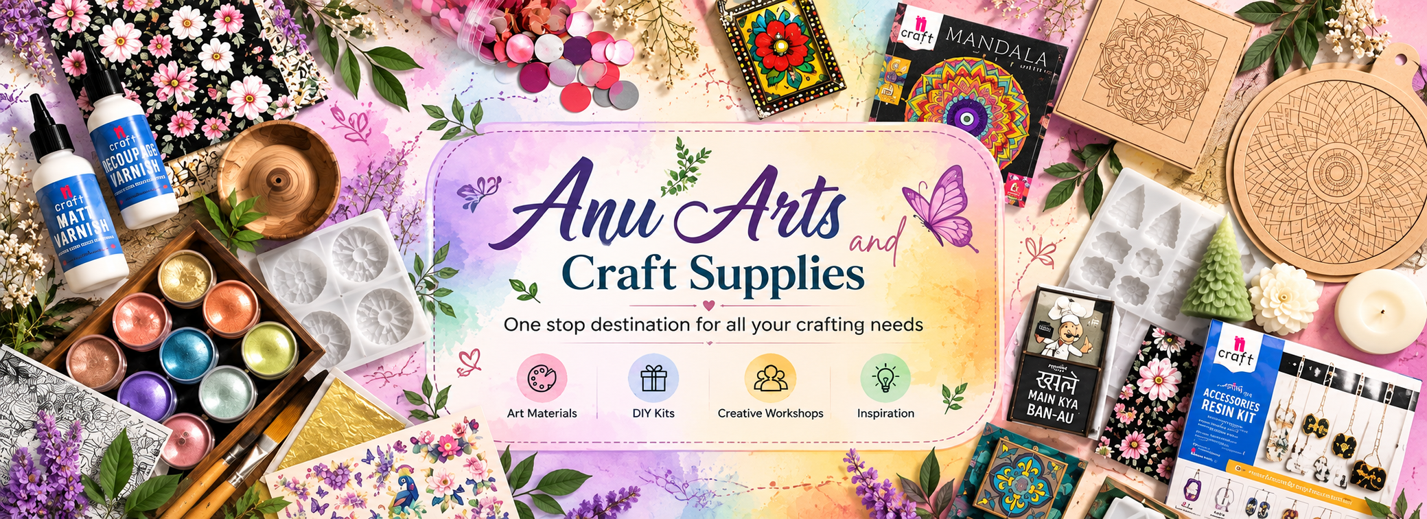 Anu Arts & Craft Studio Hero Banner