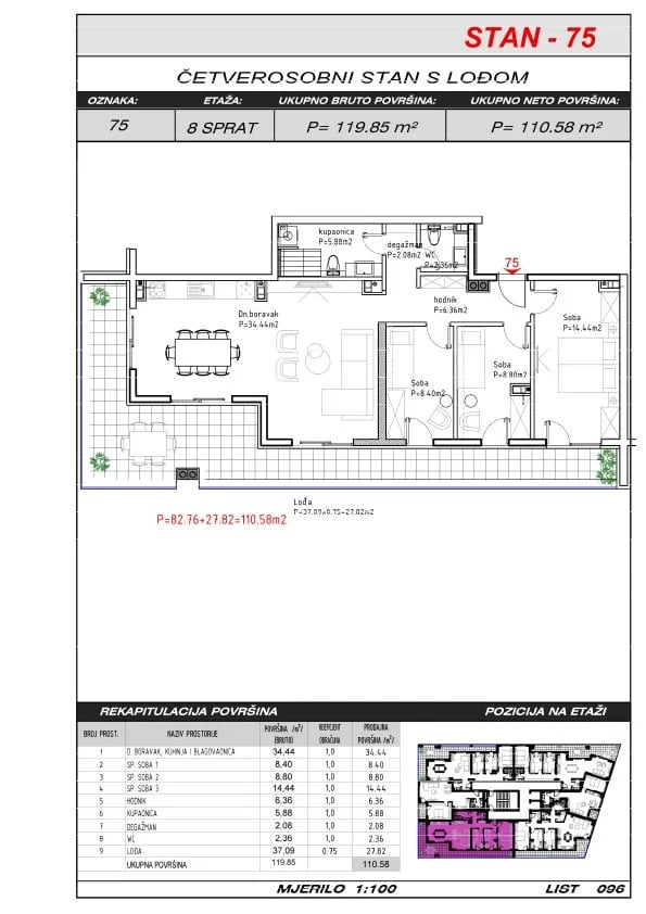 Tlocrt 1