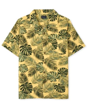 Boy palm designed shirt