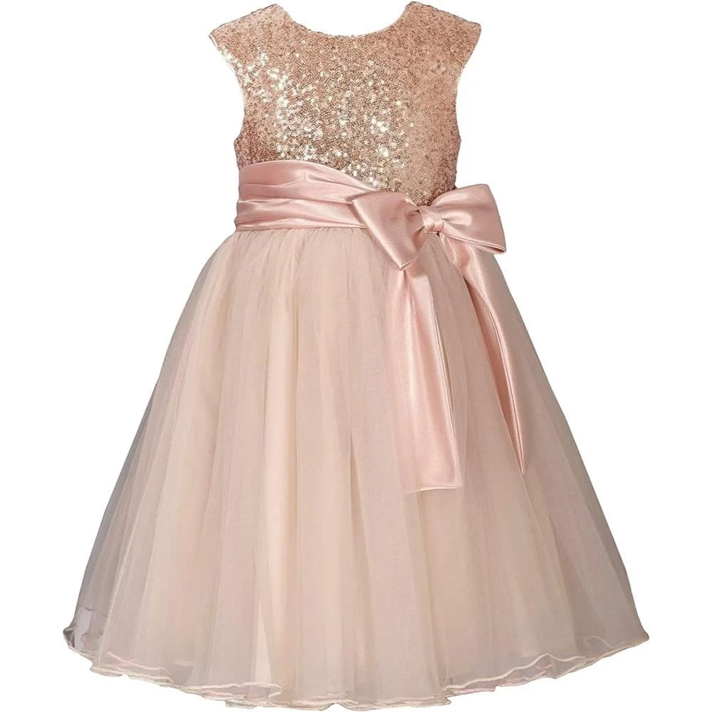 Sequences bow dress gown
