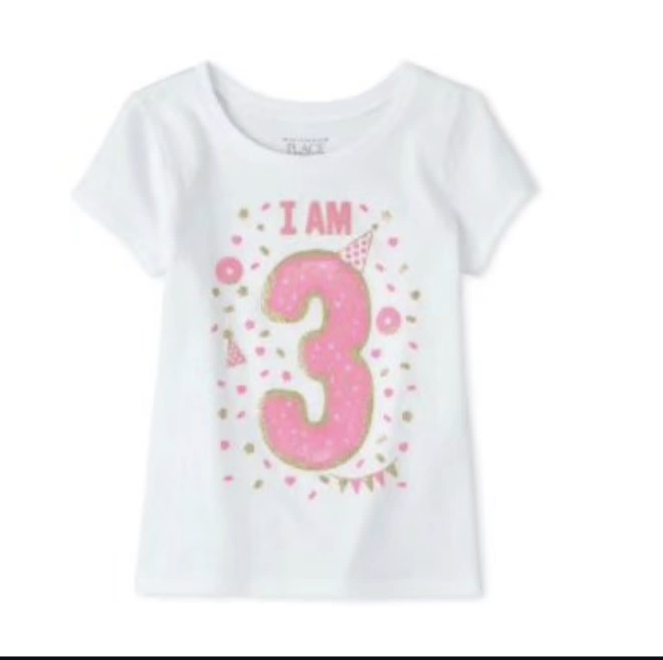 The Children Place ''I am 3'' birthday tees