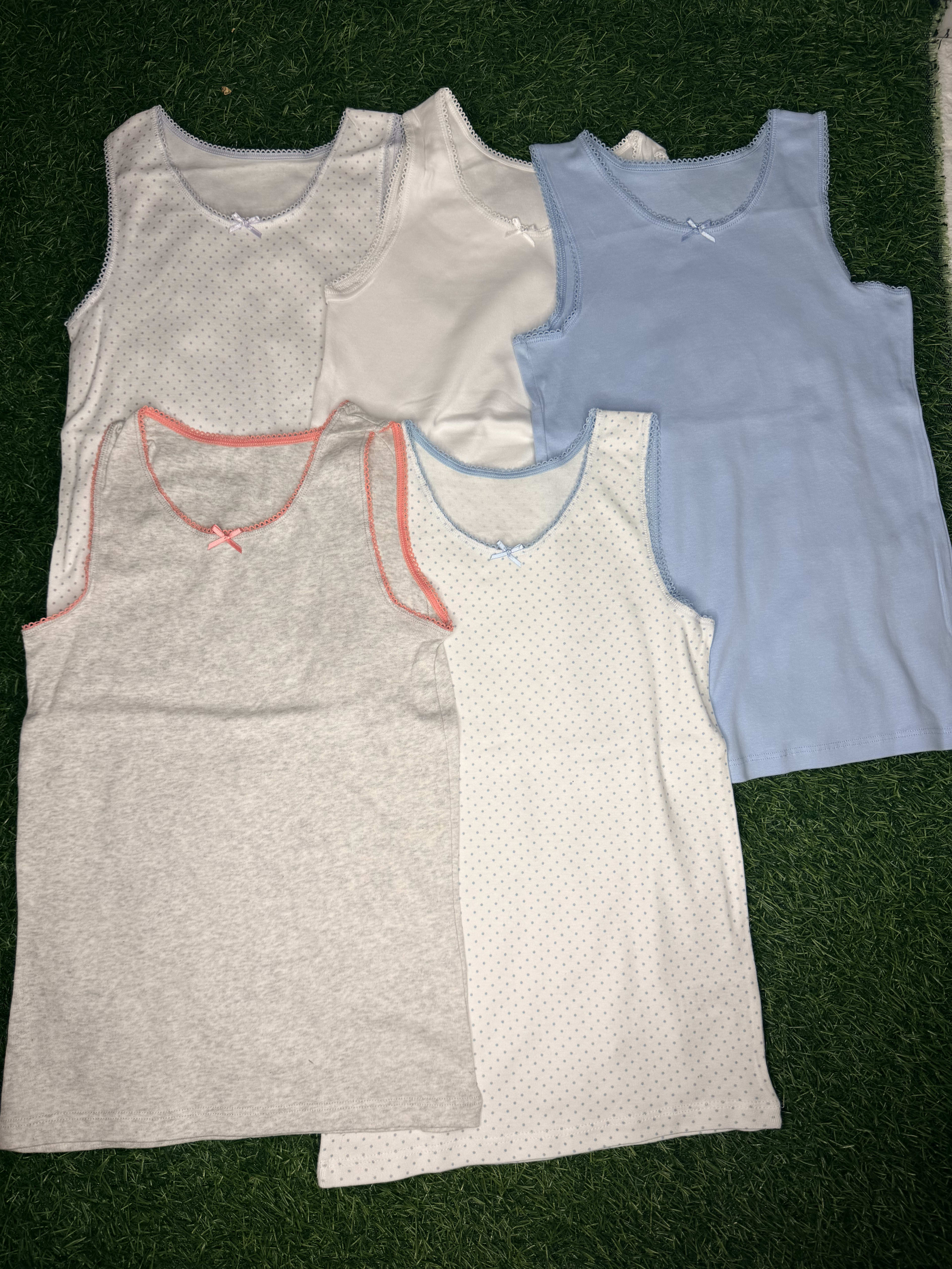 5pack M&S girls camisole