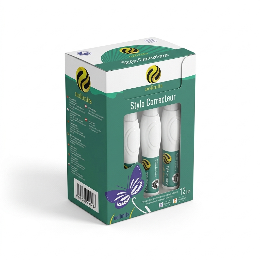 Correcteur liquide en stylo – Paquet de 12 pièces