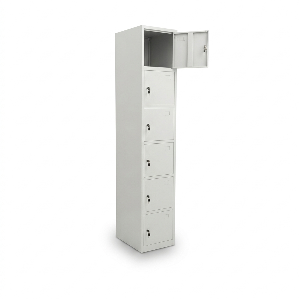 CASIER METALLIQUE A 06 COMPARTIMENTS