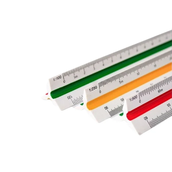 Règle de précision triangulaire 30 cm