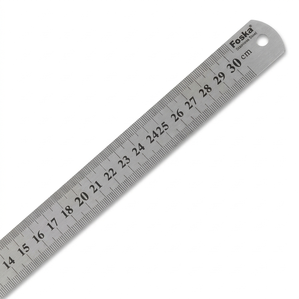 Règle métallique de précision 30 cm