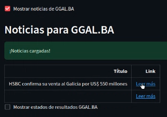 App Financiera News