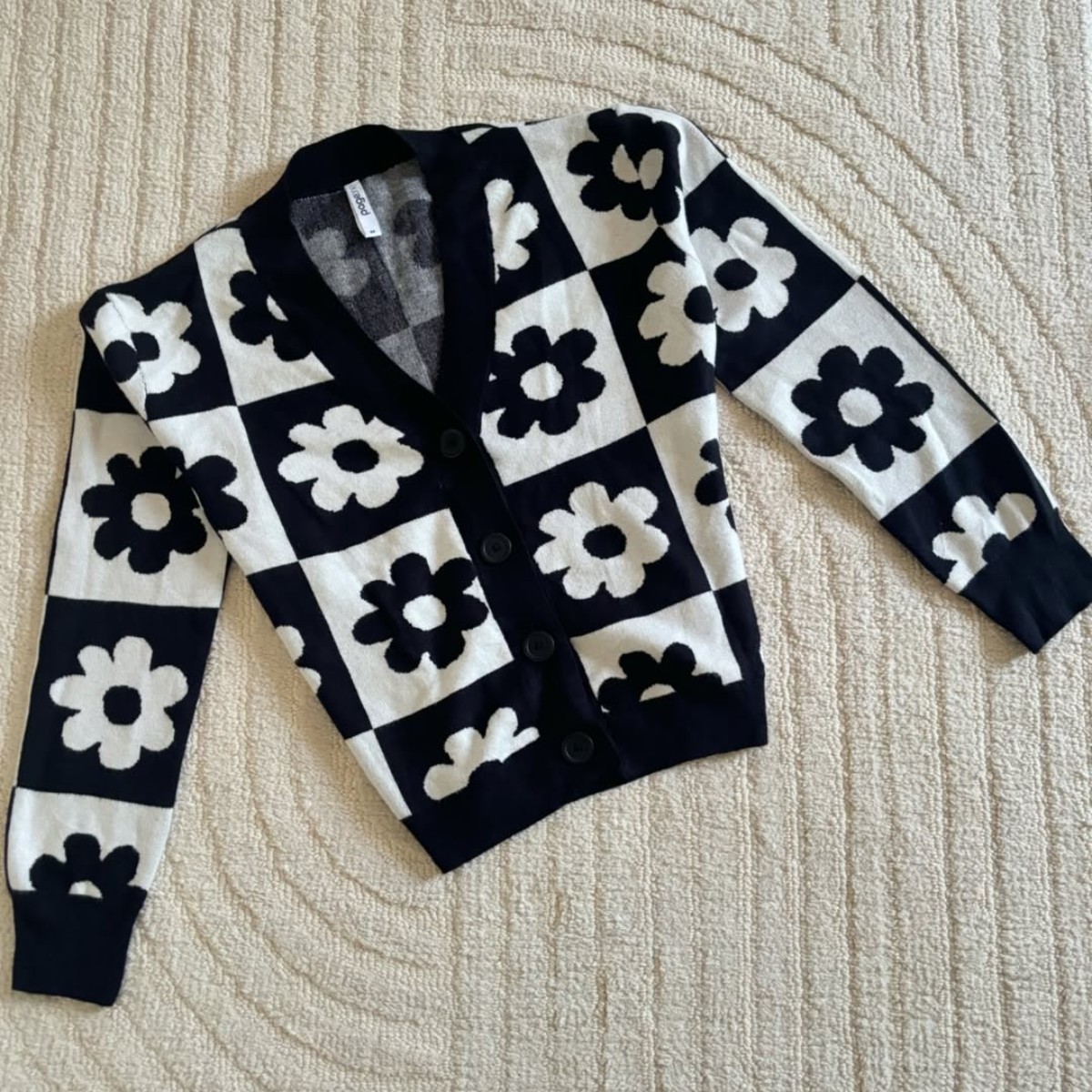Black and white Pinteresty Cardigan