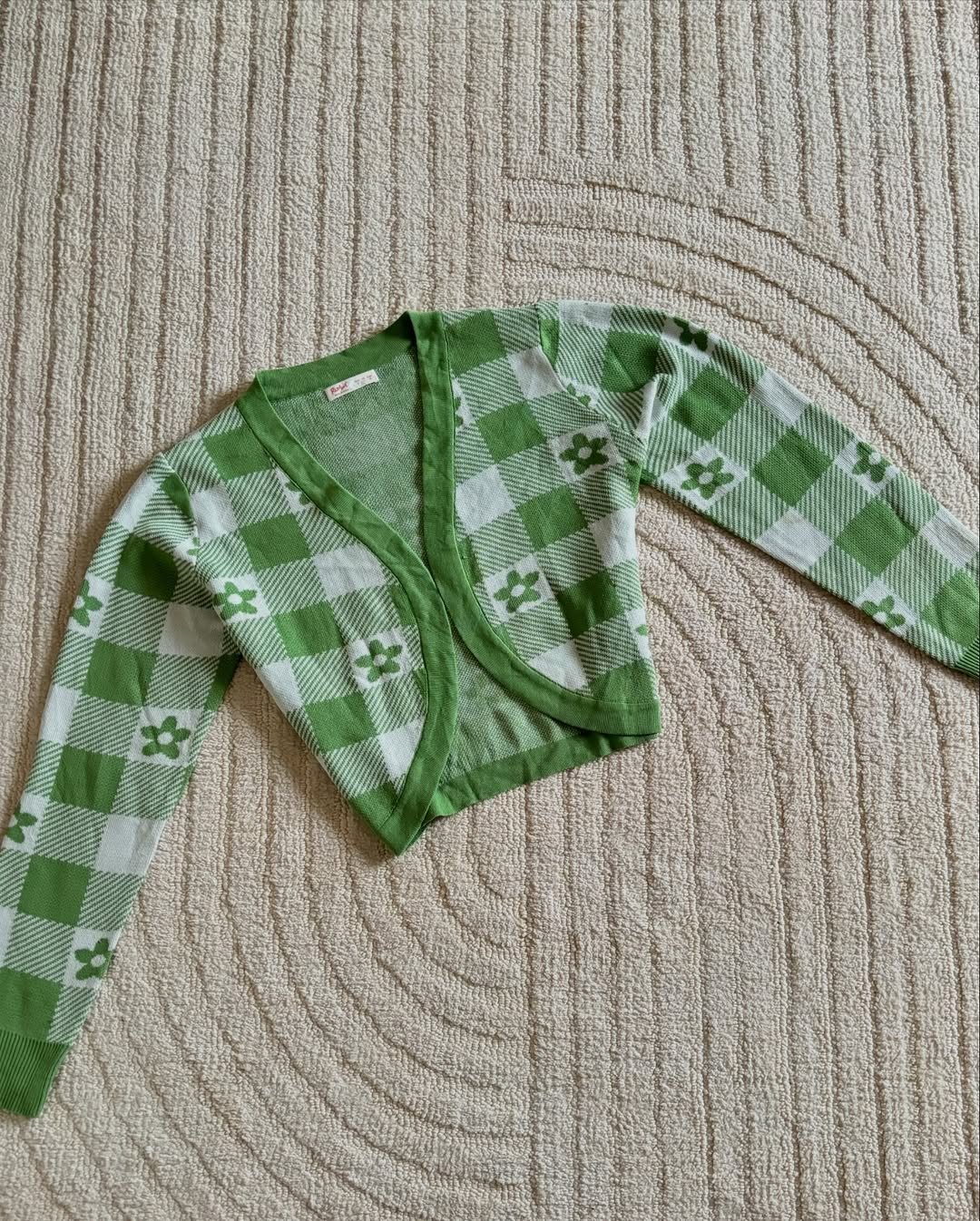 Green Pinterest Cardigan