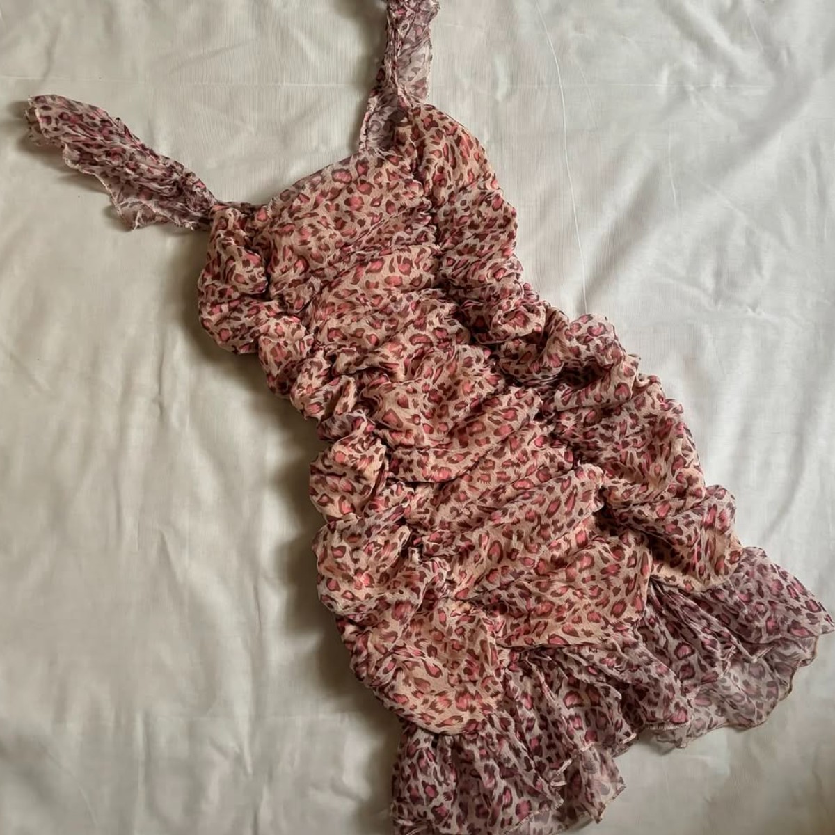 Cheetah Print Scrunched Bodycon
