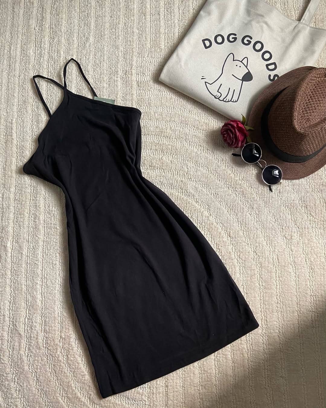 H&m Fitted Dress Black