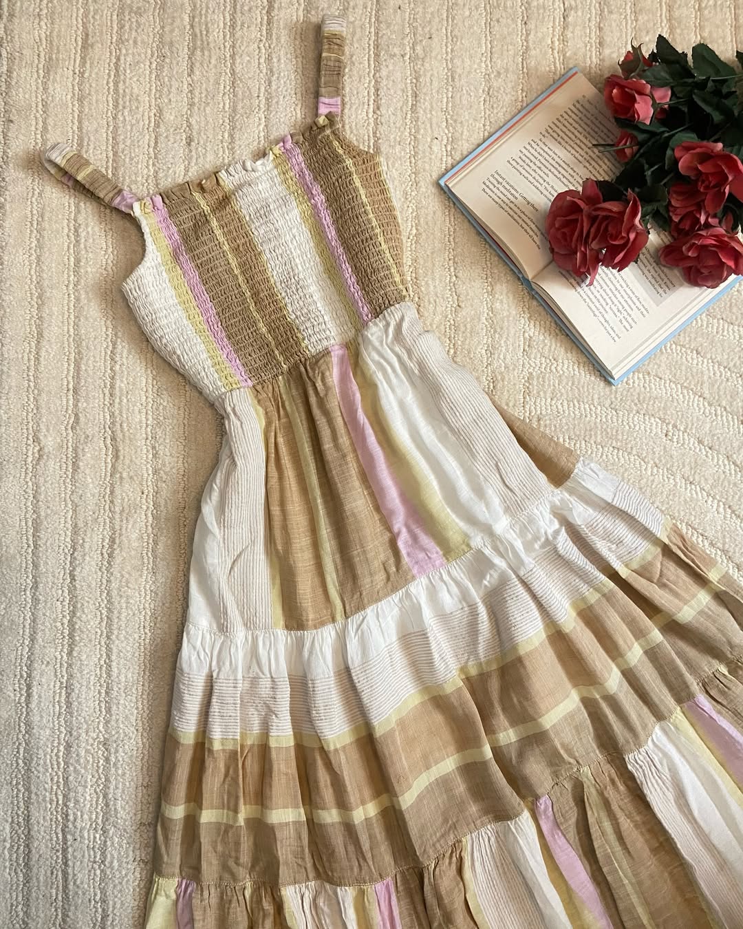 Kyara Striped Maxi dress