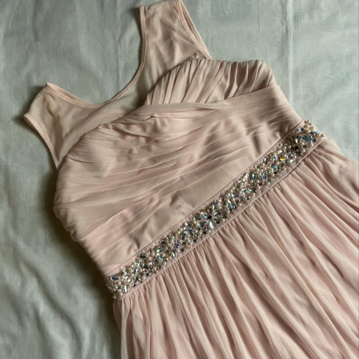 Baby Pink Soft Net Dress