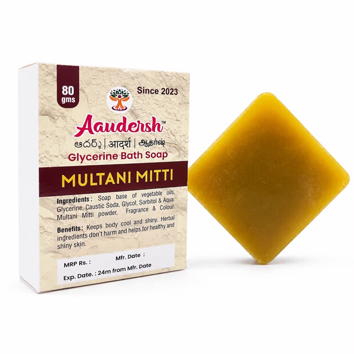 AAUDERSH MULTANI MITTI GLYCERINE BATH SOAP · Everyday Essential