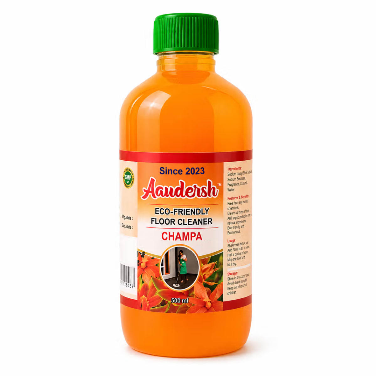 CHAMPA FLOOR CLEANER · Aaudersh Eco-Friendly Champa Floor Cleaner is desi...