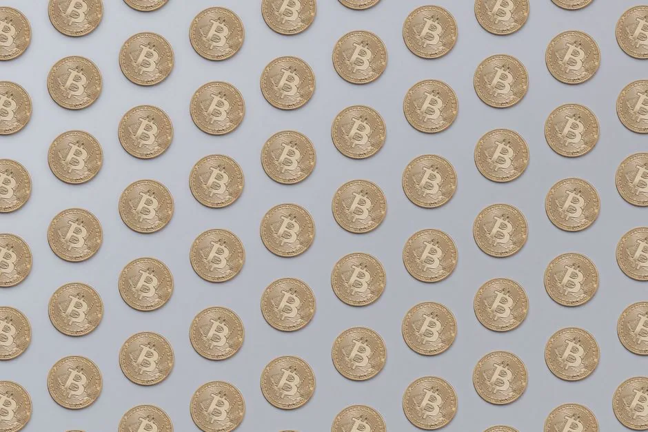 Abstract visualization of the Bitcoin network and its fixed-supply design