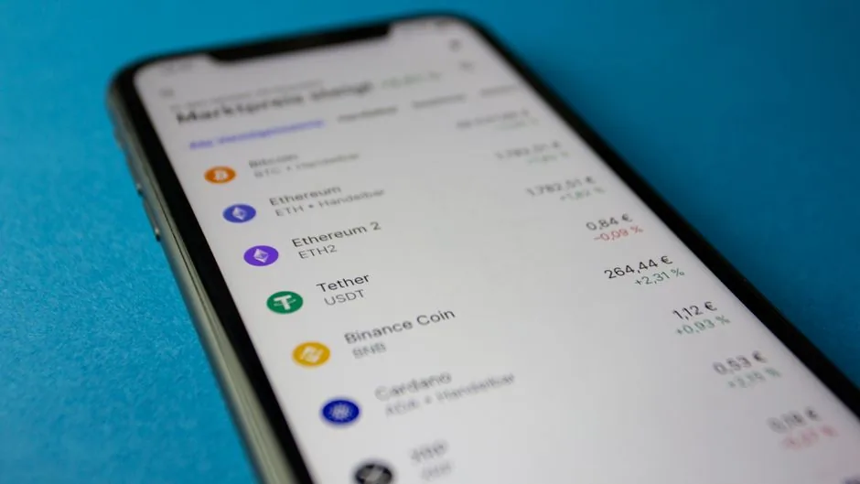 A digital representation of a cryptocurrency exchange interface