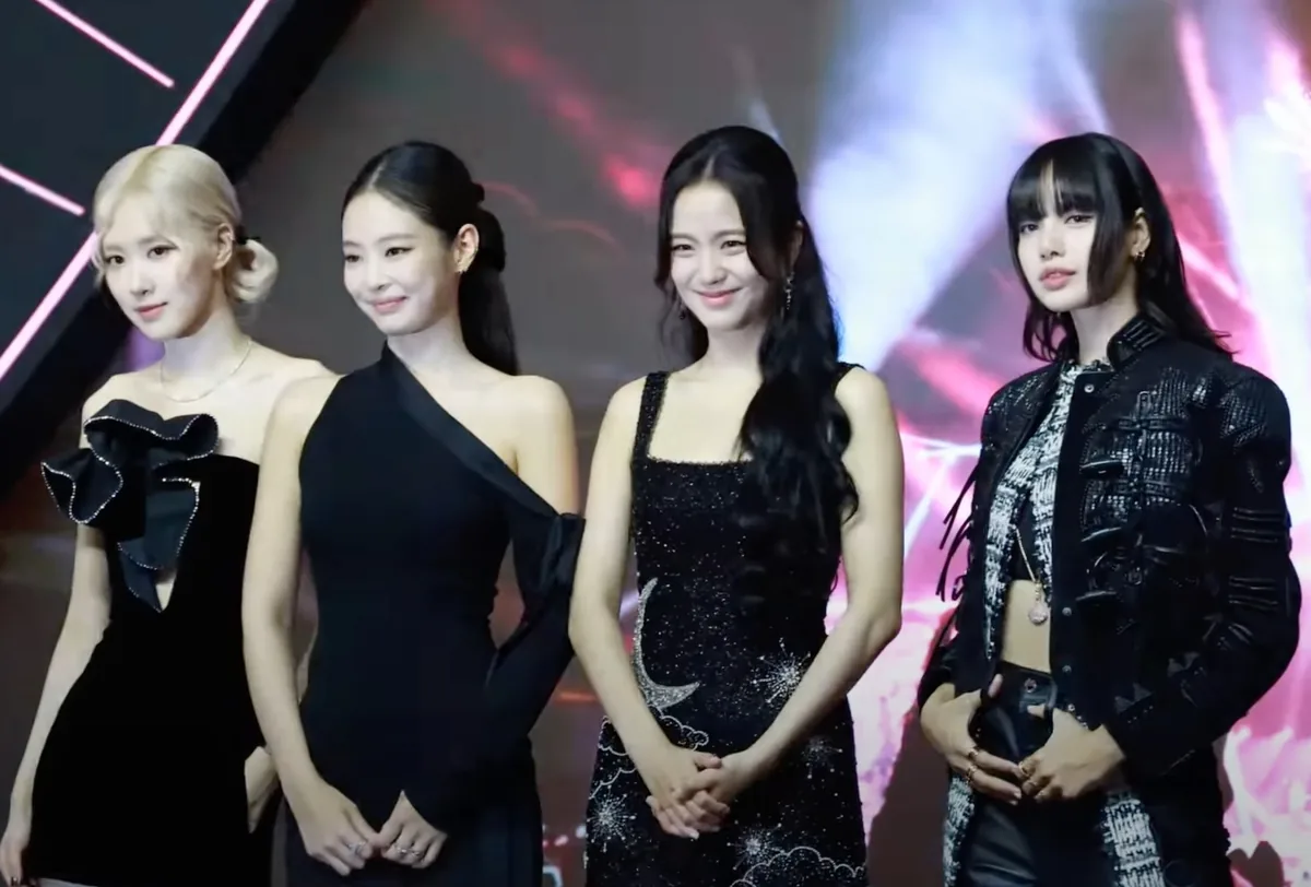A licensed photo of the K-pop girl group BLACKPINK