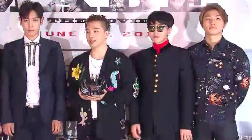 A licensed photo of the K-pop group BIGBANG