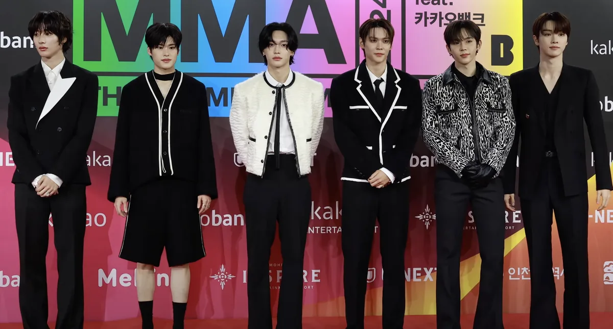 A licensed photo of the K-pop group RIIZE