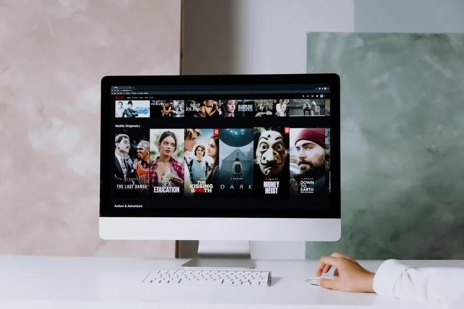 Someone browsing a streaming app to pick a K-drama