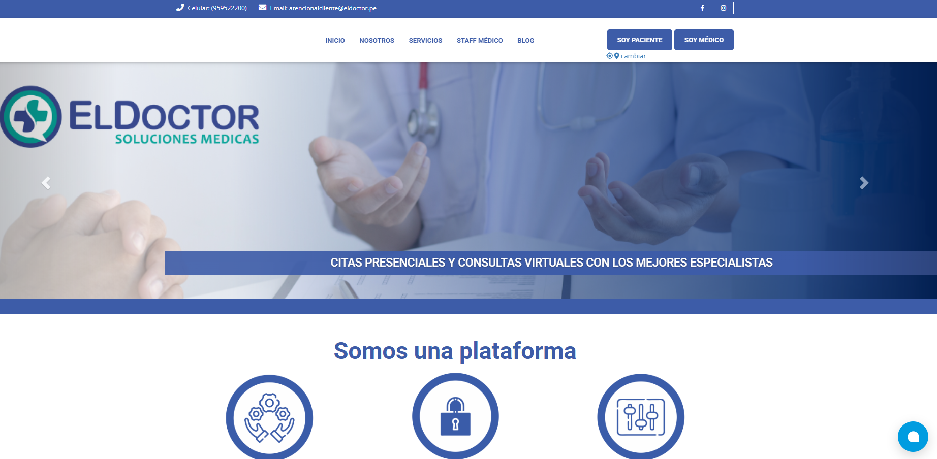 eldoctor.pe – Plataforma Clínica Digital
