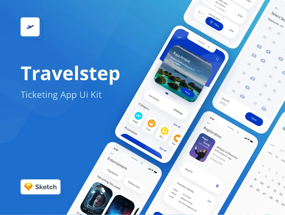 TravelStep UI Kit