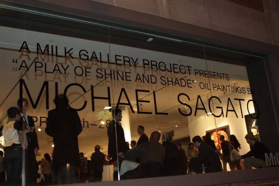 Michael Sagato exhibition atmosphere