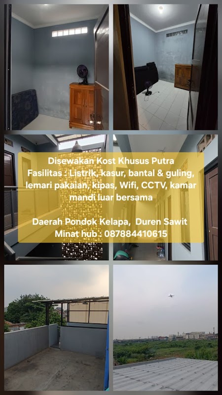 Kost Putra Tomy Gang Delima - foto properti sewa