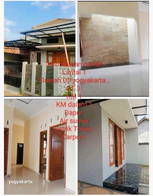 Rumah kontrakan UII Kaliurang - foto properti sewa
