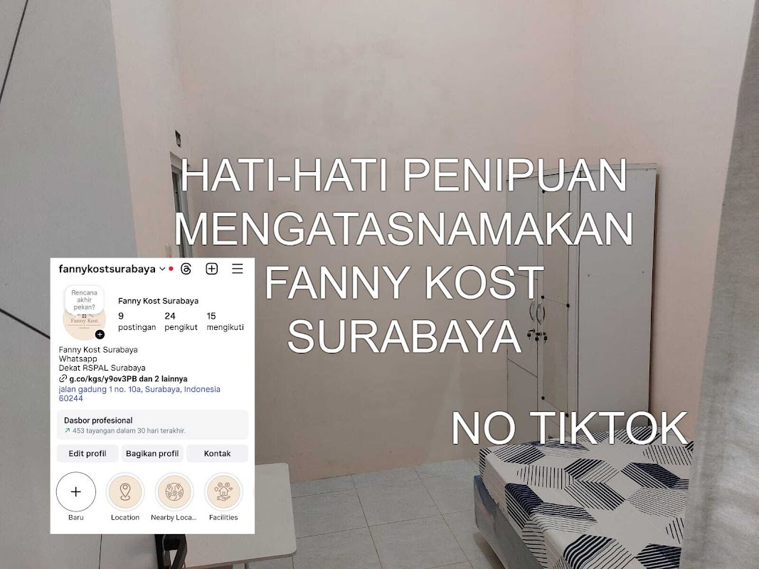 Fanny Kost Surabaya - Sewa di Wonokromo