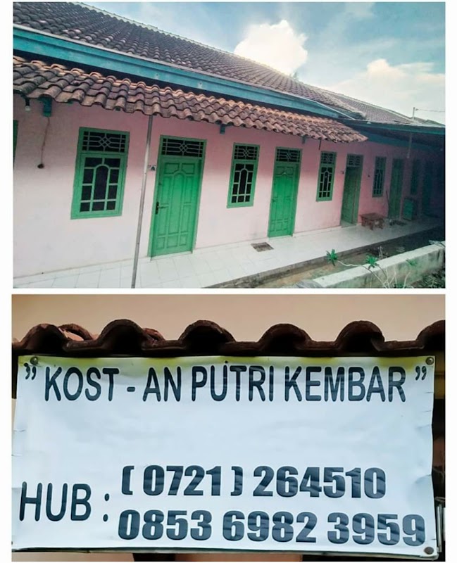 KOS KOST-AN PUTRI KEMBAR - Sewa di Rajabasa