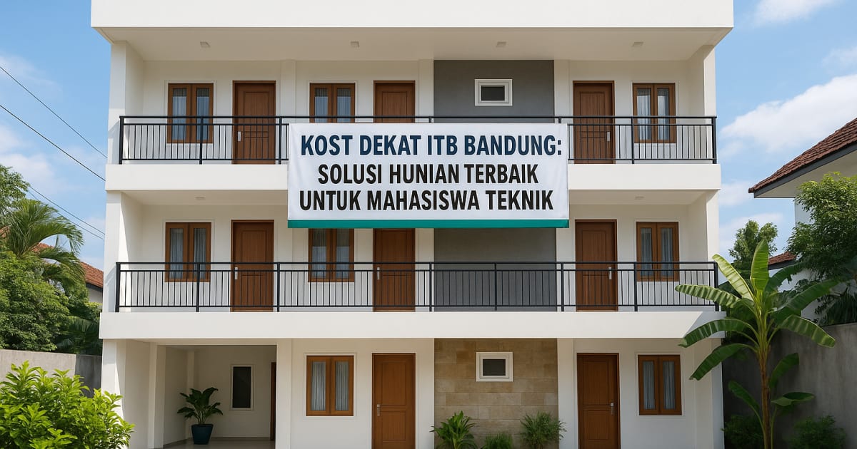 Kost Dekat ITB Bandung: Solusi Hunian Terbaik untuk Mahasiswa Teknik - PlatformKita