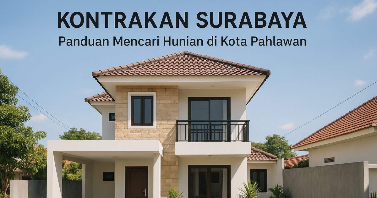 Kontrakan Surabaya: Panduan Mencari Hunian di Kota Pahlawan - PlatformKita