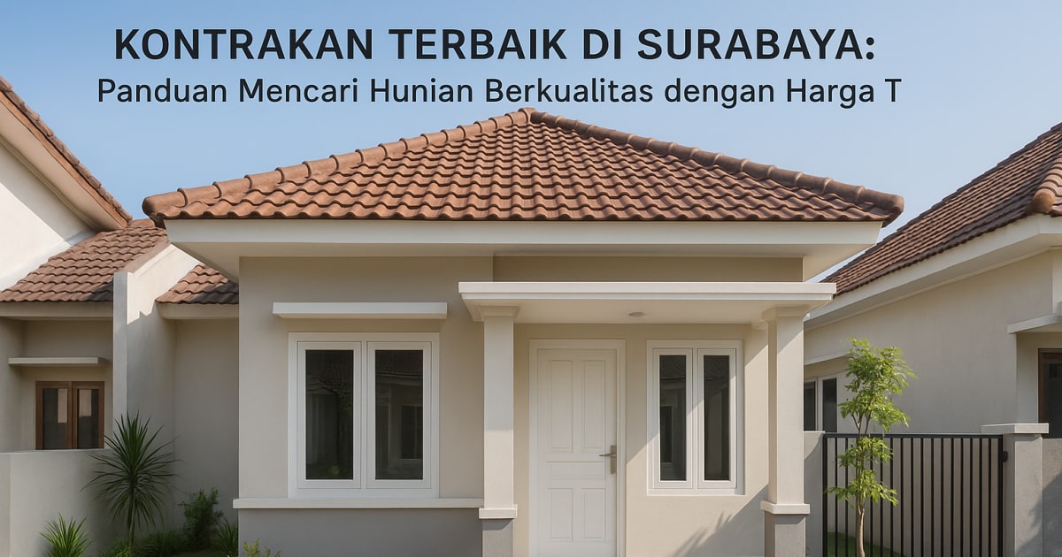 Kontrakan Terbaik di Surabaya: Panduan Mencari Hunian Berkualitas dengan Harga Terjangkau - PlatformKita