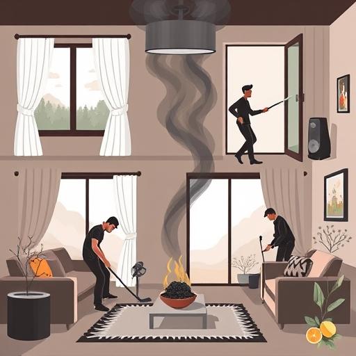 Устранение запаха гари после пожара: практические советы