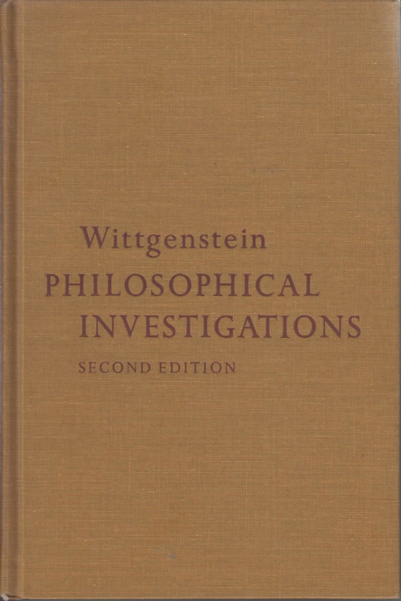 Cover of Philosophical Investigations