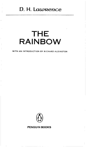 Cover of The rainbow
