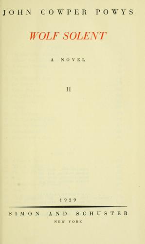 Cover of Wolf Solent