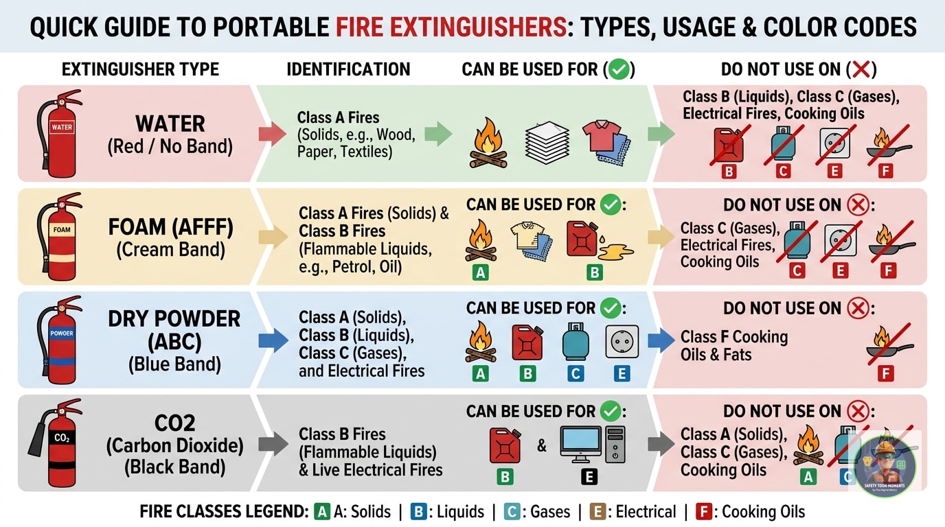Types of Fire Extinguishers
