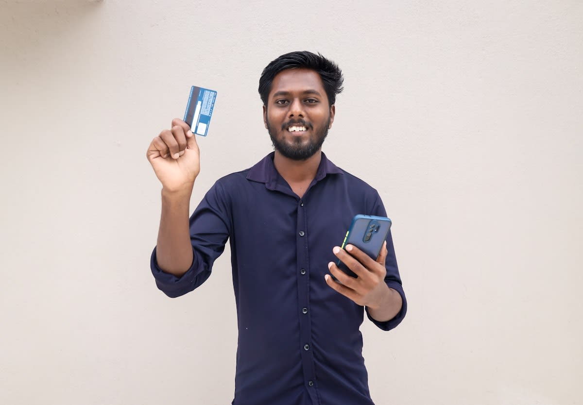 Smartphone showing UPI payment interface