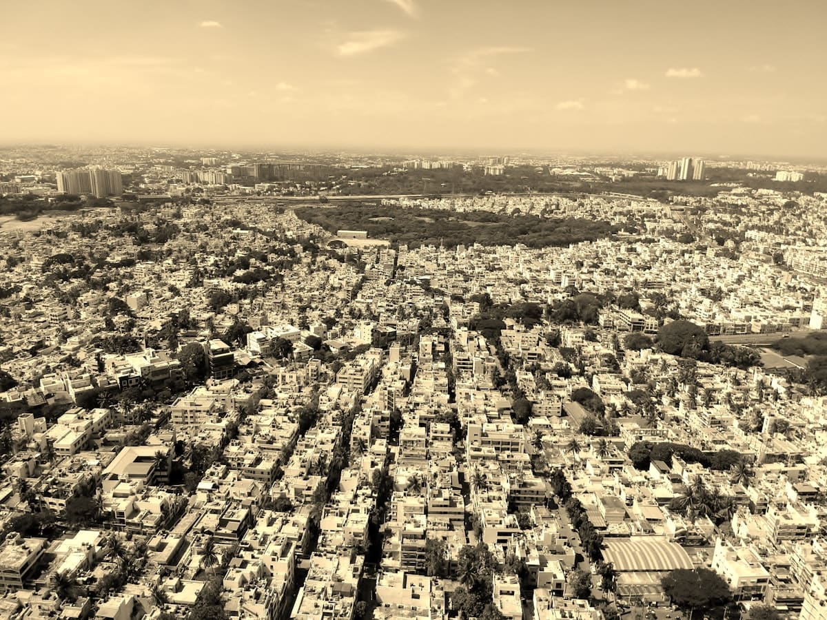 Modern cityscape of Mumbai or Bangalore