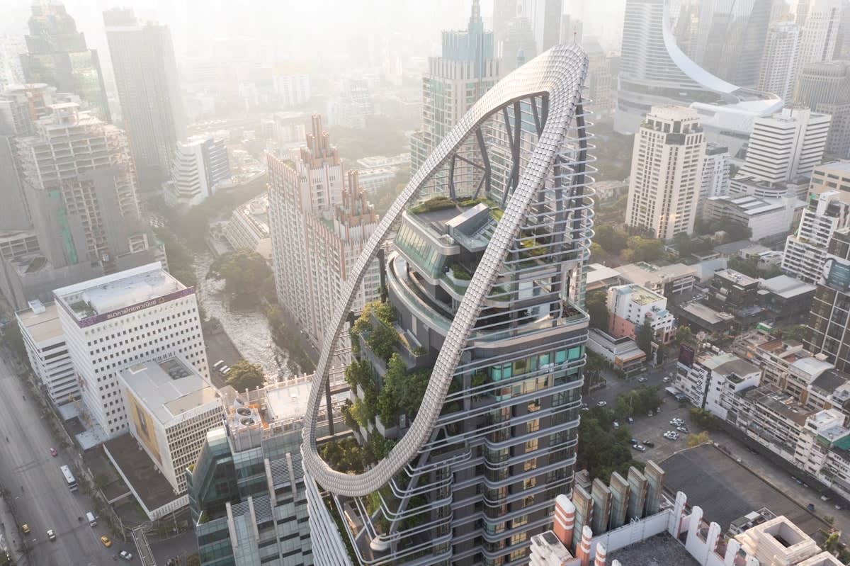 futuristic biohacking clinic in Bangkok
